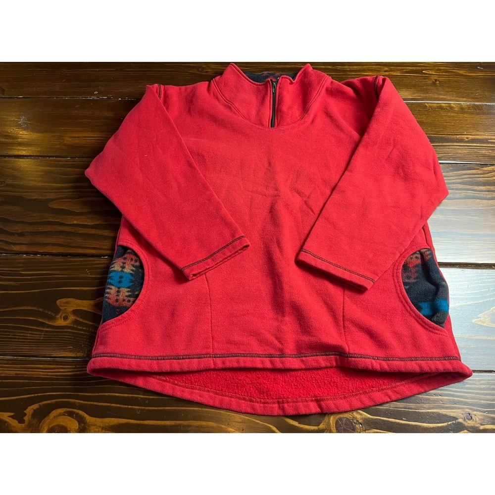 PFI Fashions, INC. Sweater, Men's Size Large, Red, Aztec, Vintage, Pullover